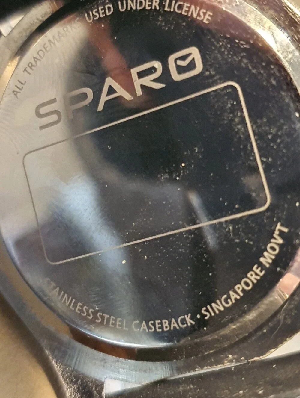 10/$20 Sparo NCAA Arkansas Razorbacks Silver/Black Men's Watch